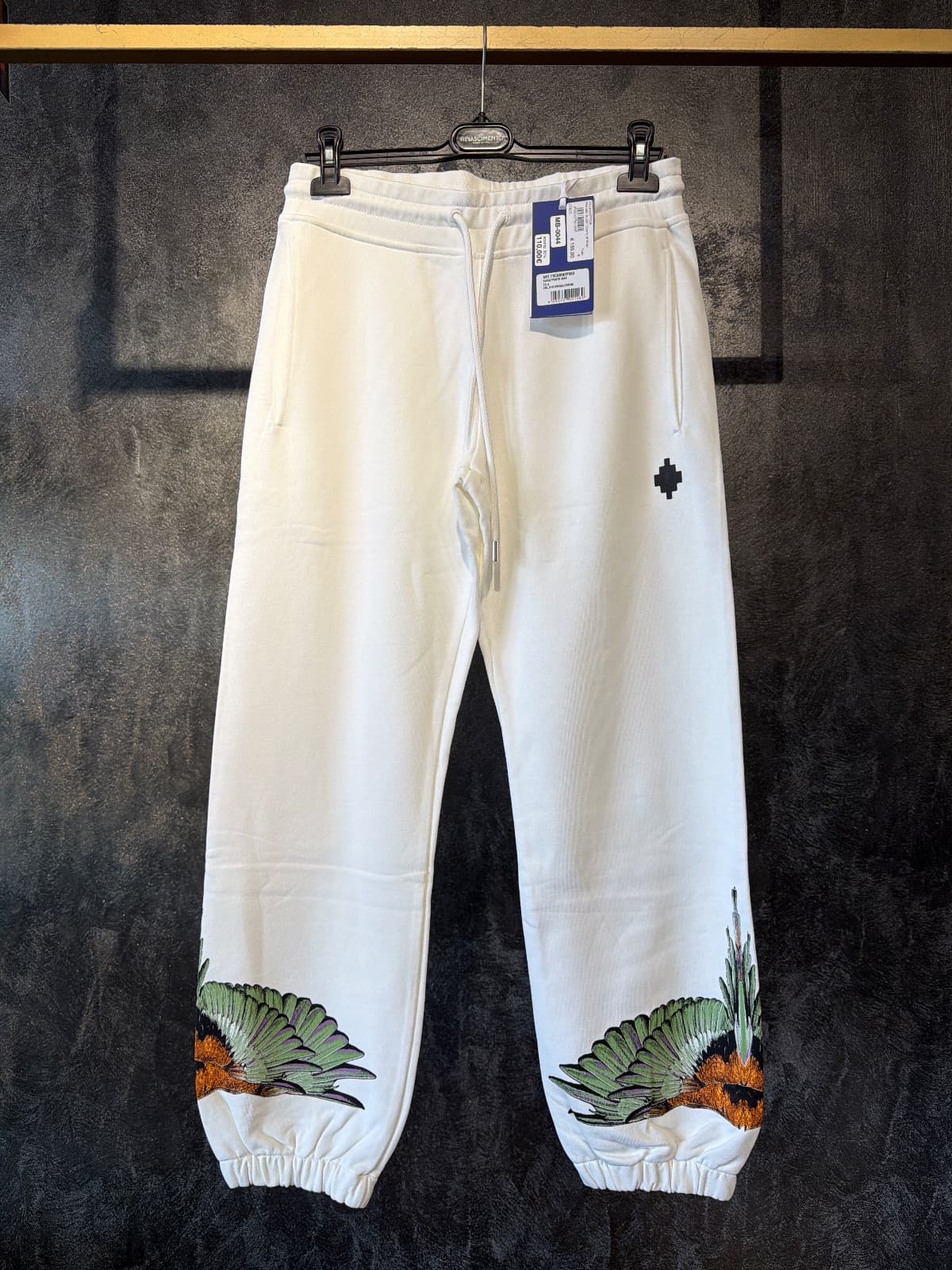 Marcelo Burlon Pantaloni Bianco Uomo