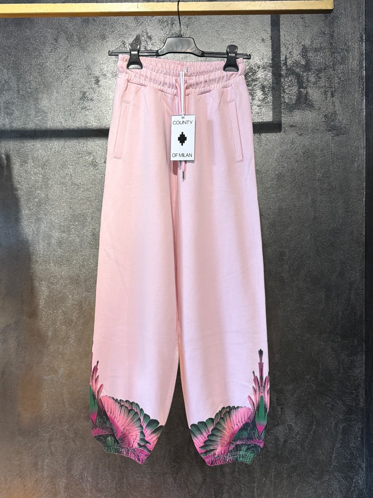 Marcelo Burlon Pantaloni Rosa Donna