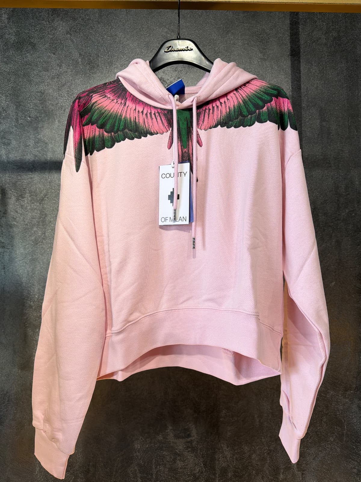 Marcelo Burlon Hoodie Rosa Donna
