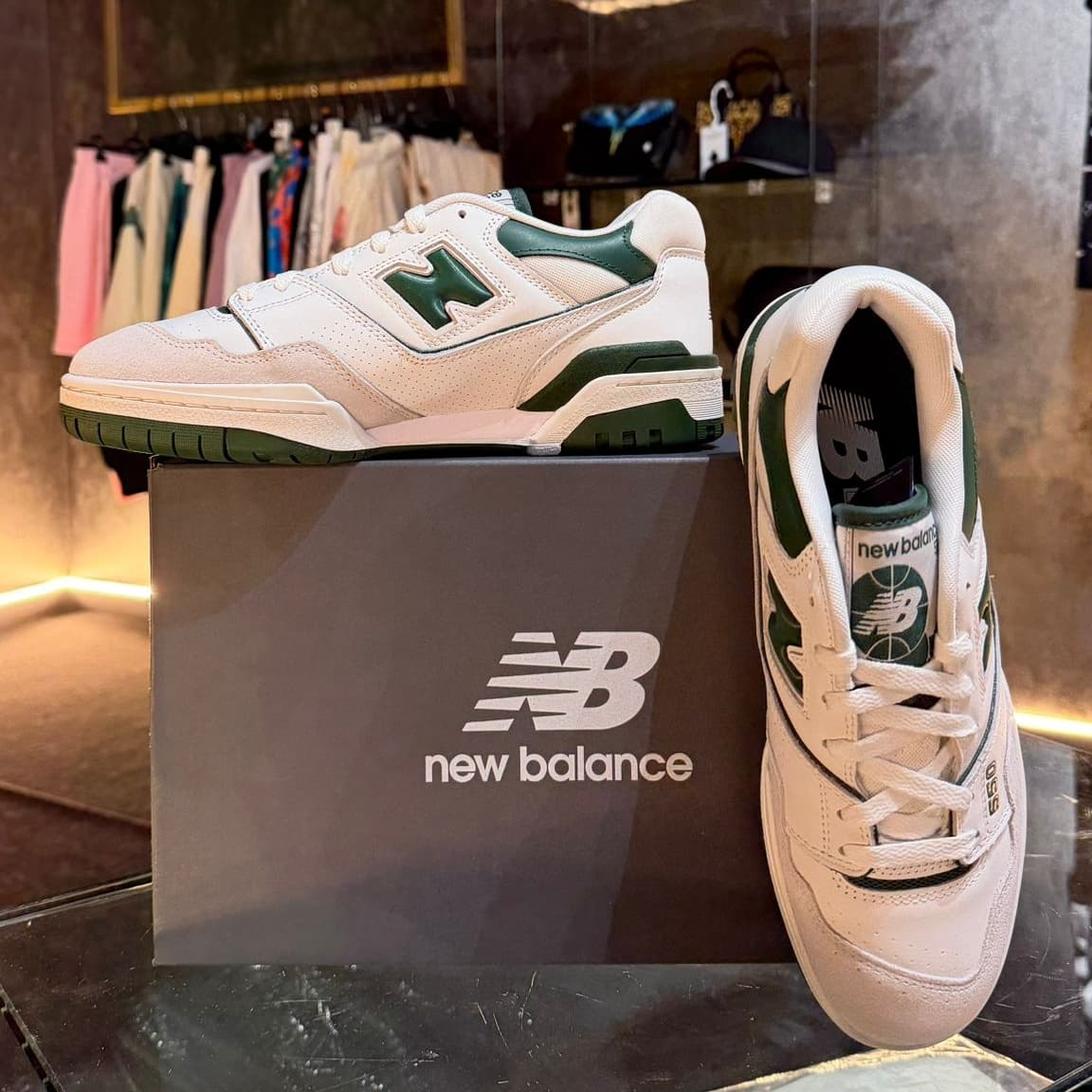 New Balance 550 White Green