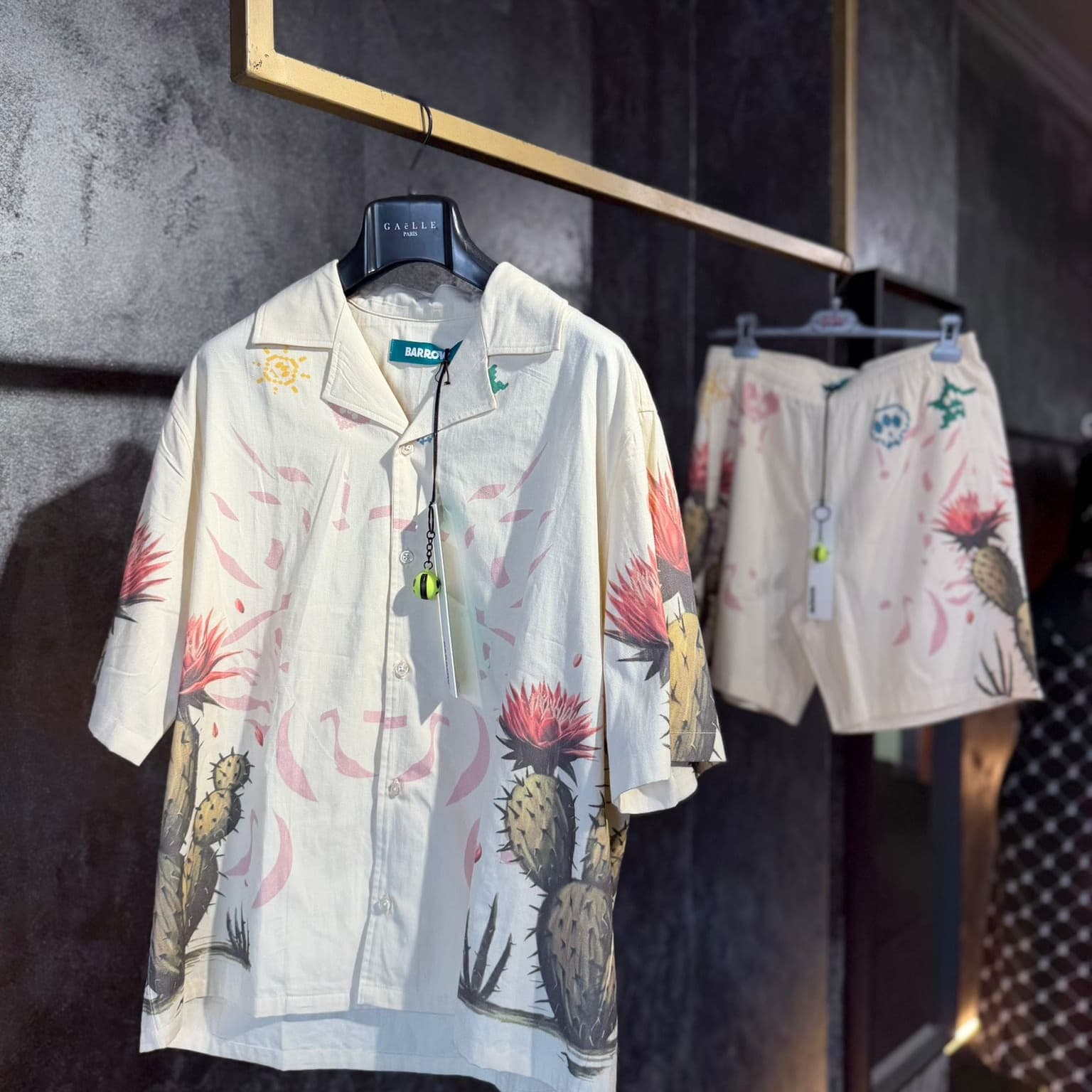 Barrow Cactus Floral Set Crem